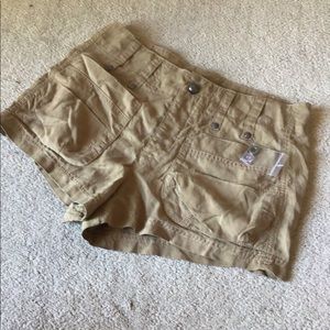 Free People Khaki shorts